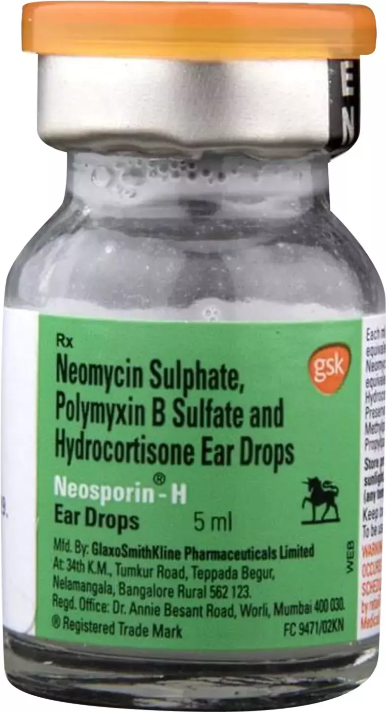 Neosporin H Bottle Of 5Ml Ear Drops